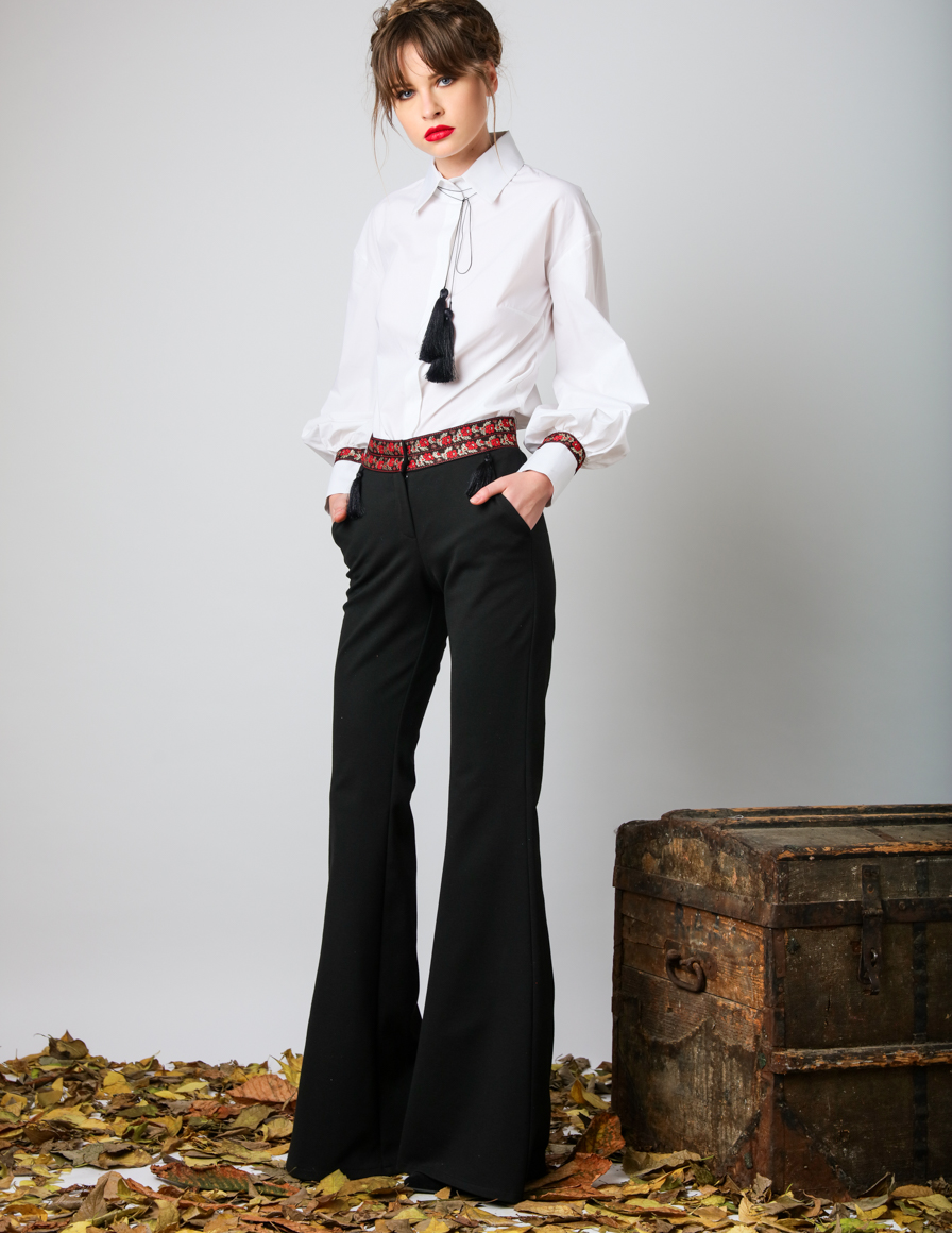 Pantaloni evazati Etno