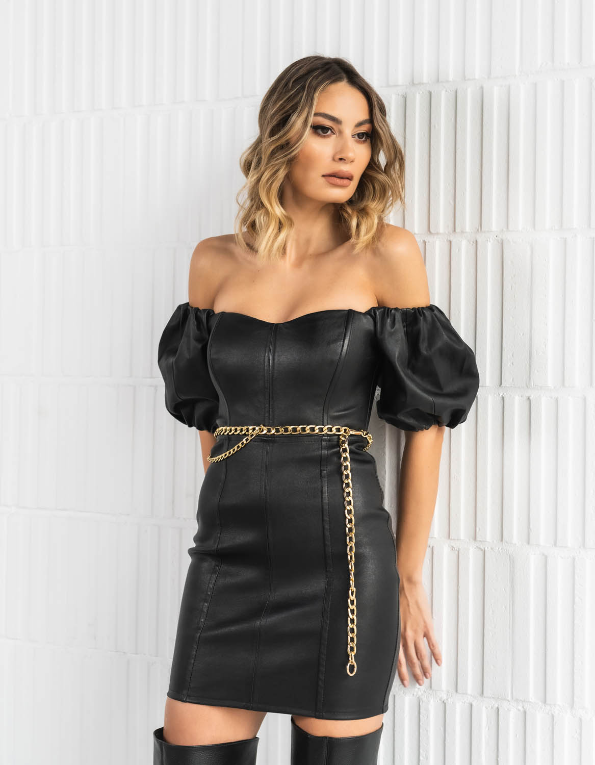 Rochie din piele Afrodita