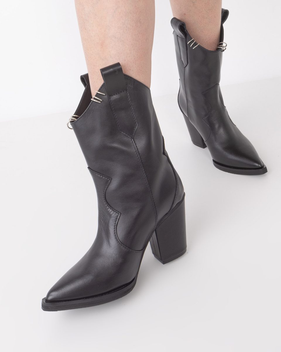 Ciocate din piele nappa neagra MONIA