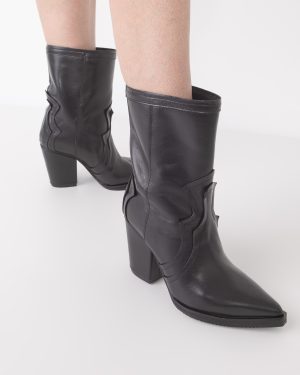 Ciocate din piele nappa neagra TELIA