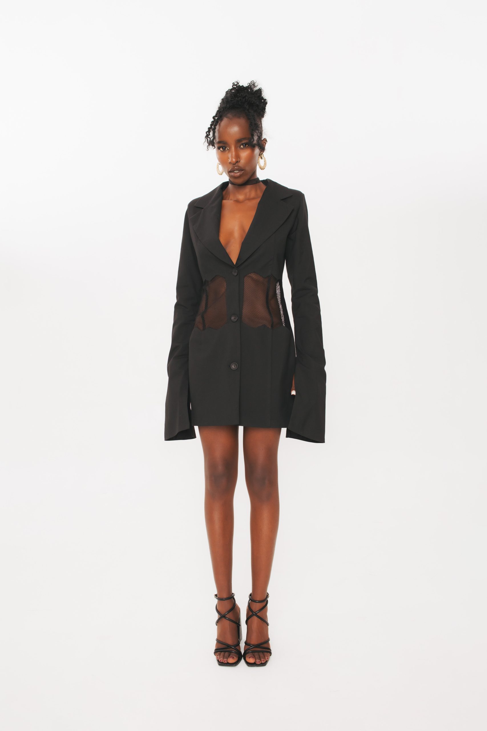 RESET BLACK BLAZER DRESS-2