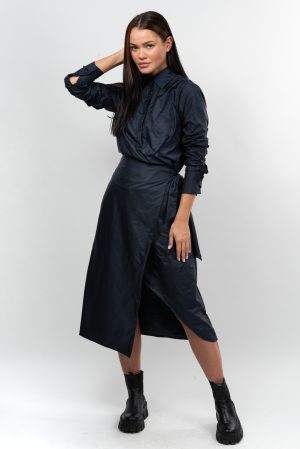 Rochie camasa navy Key 4-1