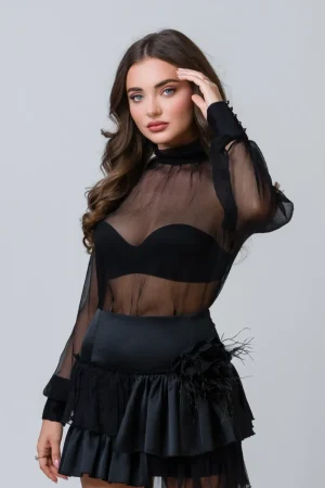 Bluza neagra Interlude-1