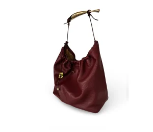 Mermaid Satchel Burgundy-2