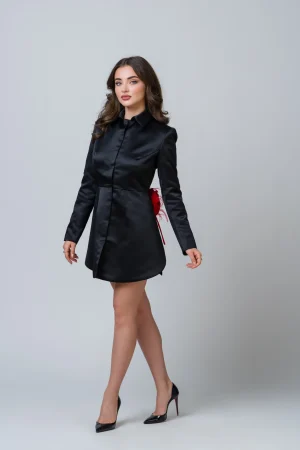Rochie neagra Amora-2