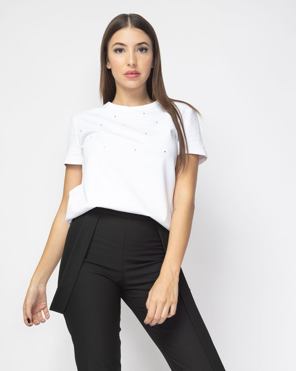 Tricou alb Spots