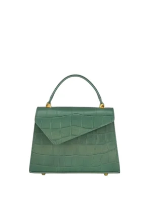 Geantă Gloria S Croco Green SS24-1
