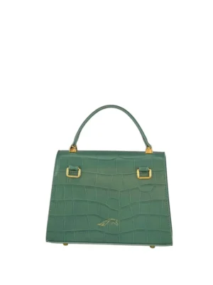Geantă Gloria S Croco Green SS24-4