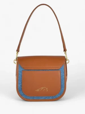 Geantă Gia Denim Cognac SS24-4