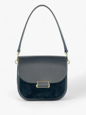 Geantă Gia Velour Black SS24-1