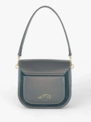 Geantă Gia Velour Black SS24-3