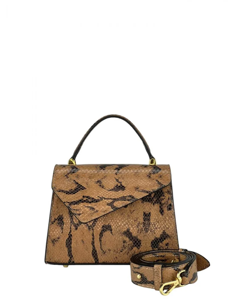 Geantă Gloria S Brown Snake SS24-3