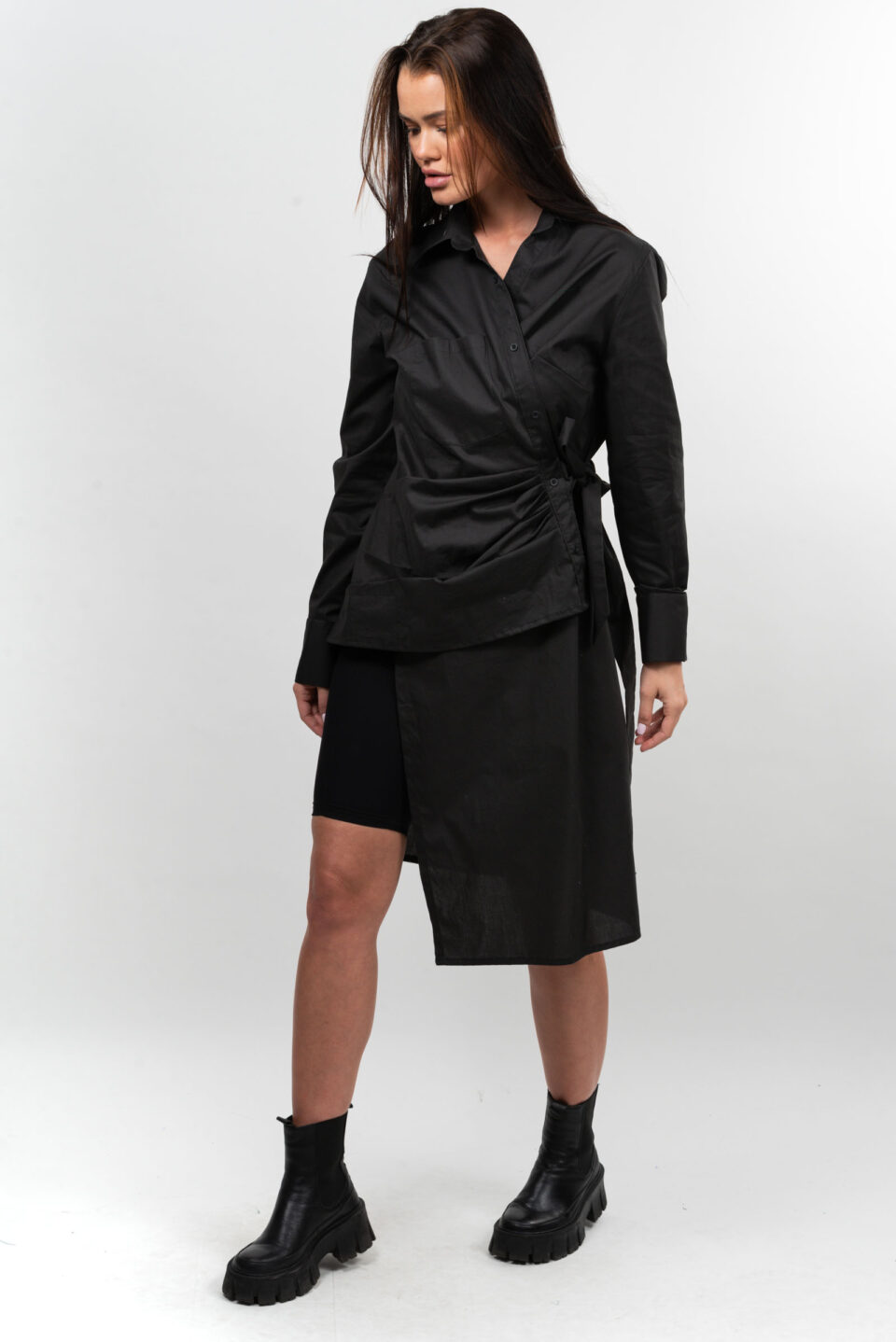 Rochie Camasa Petrecuta Asimetrica K2