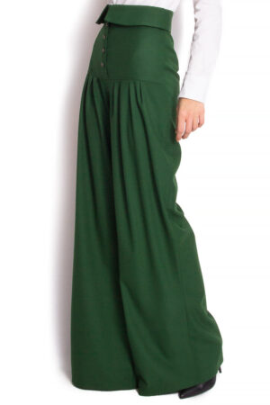 Pantalon evazat cu guler de camasa All day Collar