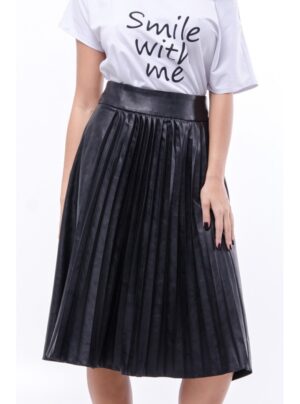 fusta_piele eco_neagra detaliu