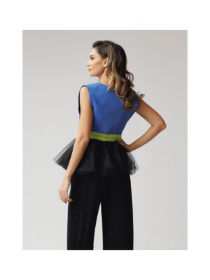 vesta-cambrata-albastru-royal-cu-tulle-si-cordon-lime (2)