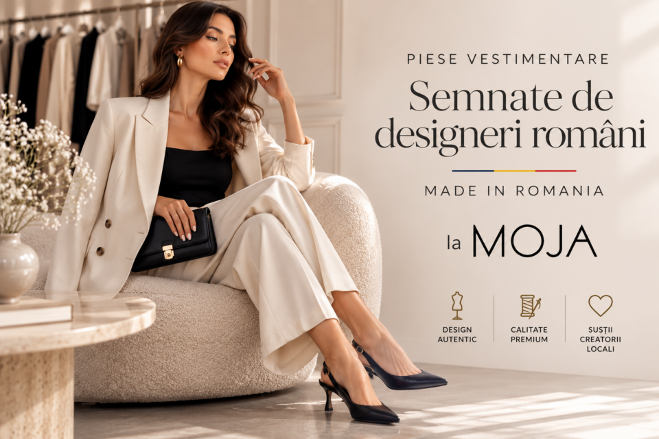 Piese vestimentare semnate de designeri români, Made in Romania, la MOJA